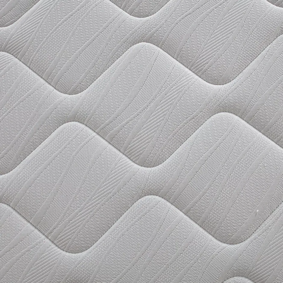 Juanio Sommier à lattes avec pieds KEY, tapissier en bois massif couleur blanc - longueur 190 x largeur 140 cm Discount