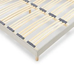 Nuit De Coton Sommier à lattes en bois Lino 160x200 cm Coloris Beige Livré en kit Clearance