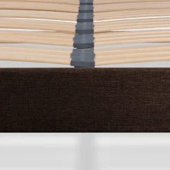 Bellecour Sommier à lattes en bois Lumière 140x190 cm Coloris Marron Livré en kit