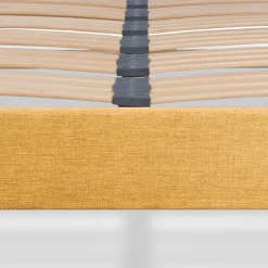 Bellecour Sommier à lattes en bois Lumière 140x200 cm Coloris Jaune Livré en kit Sale
