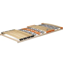 Monmobilierdesign Sommier à Lattes Ergonomique En Bois Avec Plots De Soutien 7 Zones De Confort 100x200 Cm Best