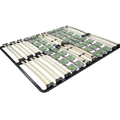 Monmobilierdesign Sommier à Lattes Ergonomique Avec Plots De Soutien 160x200 Cm