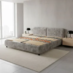 Monmobilierdesign Sommier à Lattes Ergonomique En Bois Avec Plots De Soutien 7 Zones De Confort 120x200 Cm Clearance