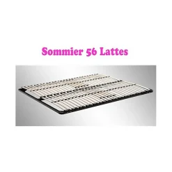 Paolo Collaner Sommier à lattes multiplis résistant fermeté réglable 180X200 cm