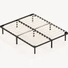 Teeno Sommier à Lattes sur Pieds,7 Pieds Inclus, Lit 2x14 Latte,160x200 CM