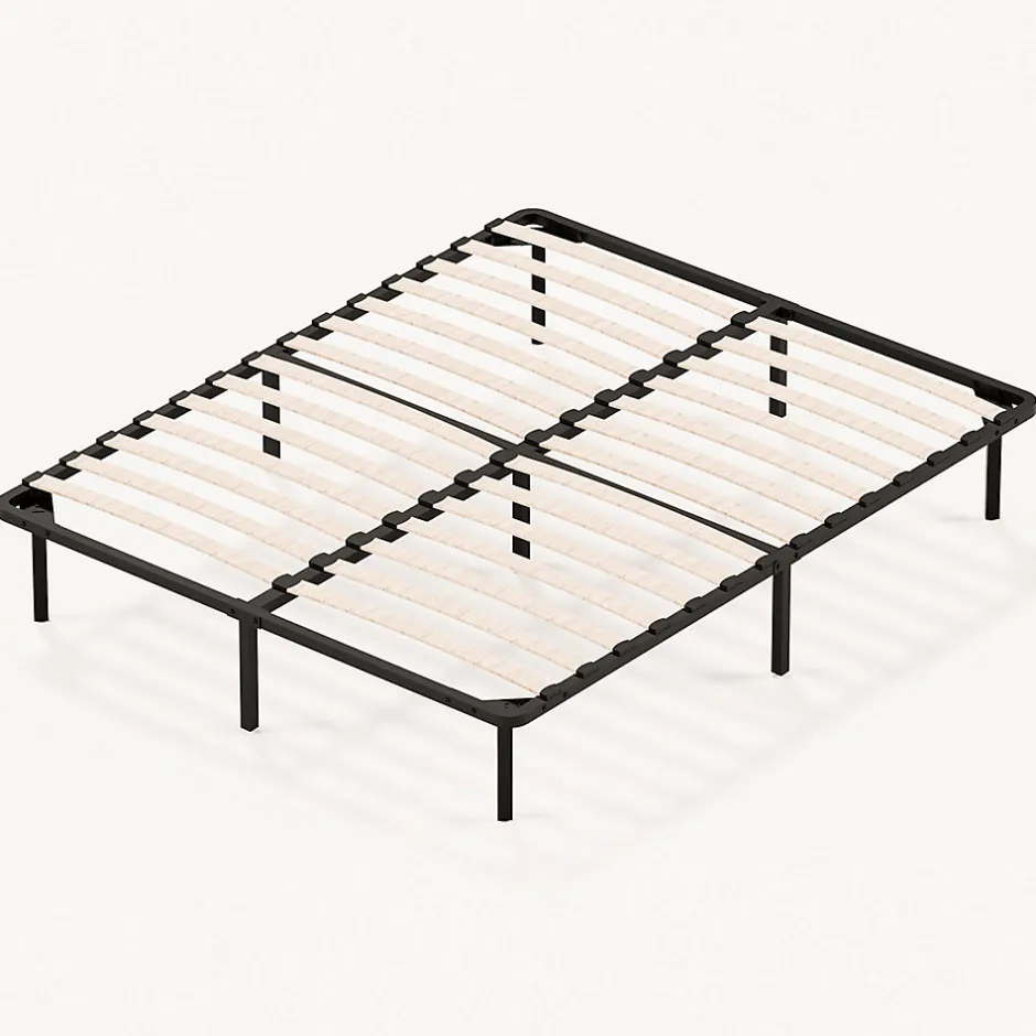 Teeno Sommier à Lattes sur Pieds, Lit 2x13 Lattes,7 Pieds Inclus,140x190CM Dewinner