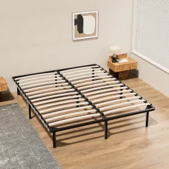 Teeno Sommier à Lattes sur Pieds, Lit 2x13 Lattes,7 Pieds Inclus,140x190CM Dewinner