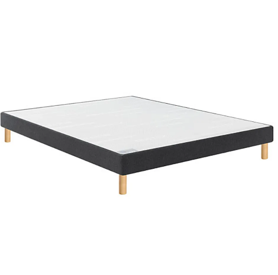Bultex Sommier CONFORT FERME VIGOROSO DECO 80x200 Trame gris clair Lattes