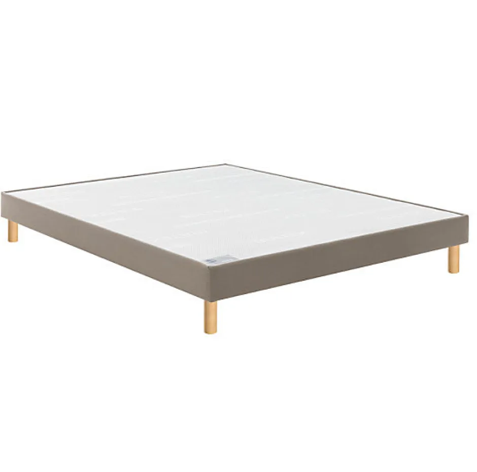 Bultex Sommier CONFORT FERME VIGOROSO DECO 80x200 Trame gris clair Lattes