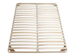 Vente-unique Sommier cadre à lattes 160 x 200 cm - 2x19 lattes - Sans pieds - Beige - KALISTA de YSMÉE Online