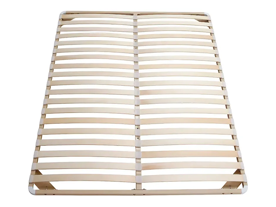 Vente-unique Sommier cadre à lattes 160 x 200 cm - 2x19 lattes - Sans pieds - Beige - KALISTA de YSMÉE Online