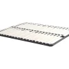 Vente-unique Sommier cadre à lattes 180 x 200 cm - 2x19 lattes - Sans pieds - Noir - KALISTA de YSMÉE