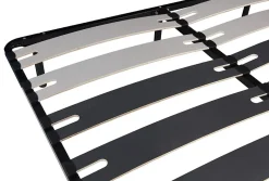 Nuits D'Or Sommier Cadre à Lattes Metal 120x200 cm - 29 cm - 9 Larges Lattes de 12,5 cm - Épaisseur 1,2 mm - Solide et Confortable - Cadre à Sale