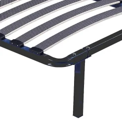 Nuits D'Or Sommier Cadre à lattes Renforcé 180x200 cm - Compatible avec tous matelas - Soutien réglable - 17 lattes en 9mm - Structure métal