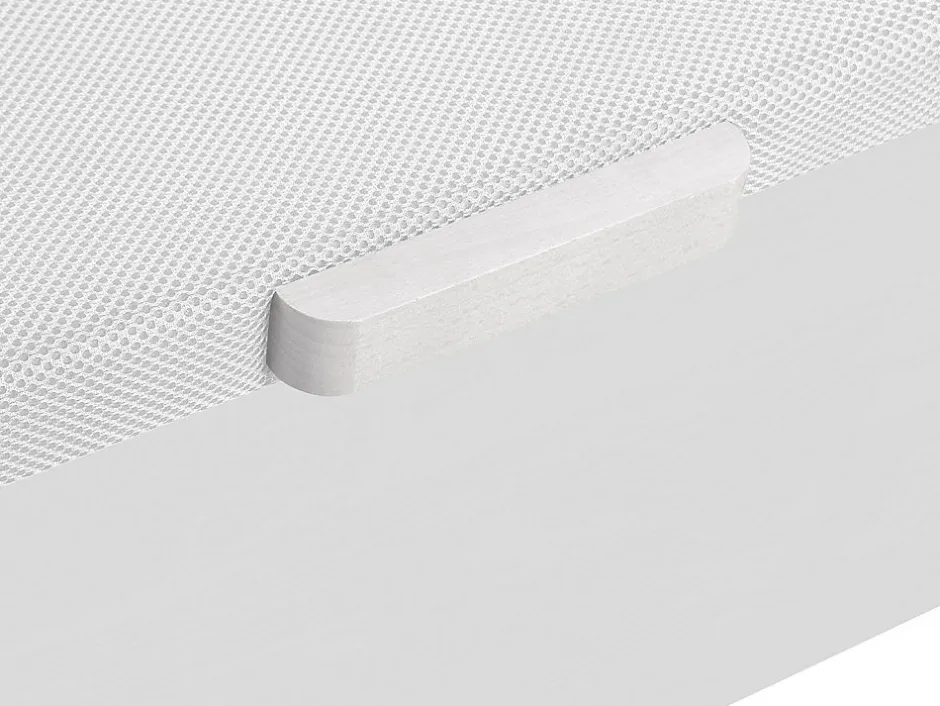 Vente-unique Sommier coffre 160 x 200 cm - Blanc mat - HESTIA de YSMÉE