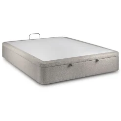 Sommeil De Plomb Sommier Coffre Bouclette Gris 160x200 H39cm Best