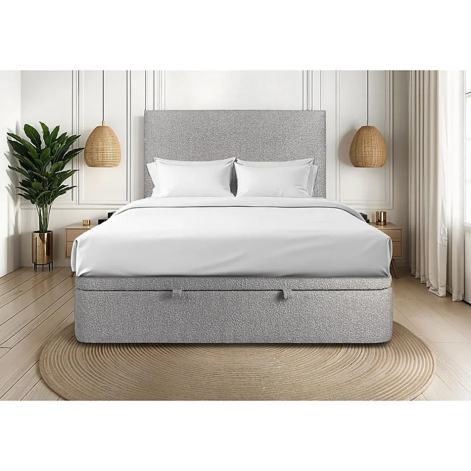 Sommeil De Plomb Sommier Coffre Bouclette Gris 160x200 H39cm Best