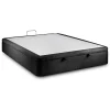 Sommeil De Plomb Sommier Coffre Bouclette Noir 180x200 H39cm
