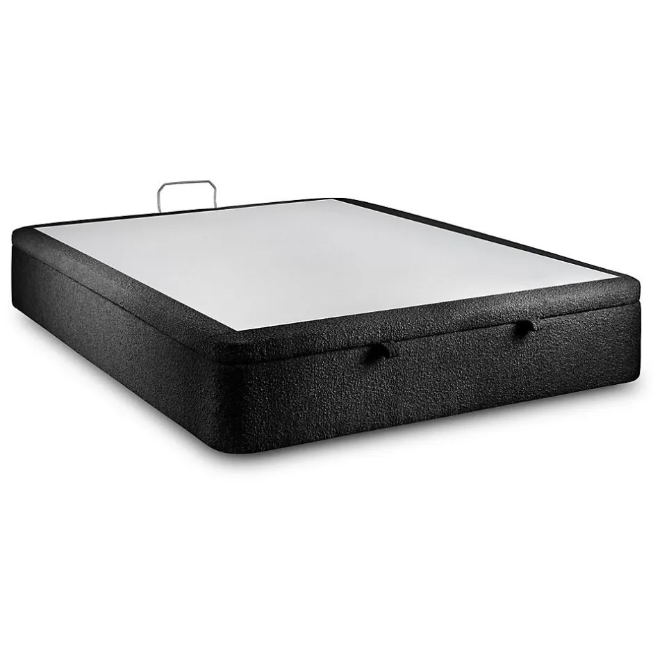 Sommeil De Plomb Sommier Coffre Bouclette Noir 180x200 H39cm