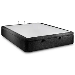 Sommeil De Plomb Sommier Coffre Bouclette Noir 140x200 H39cm