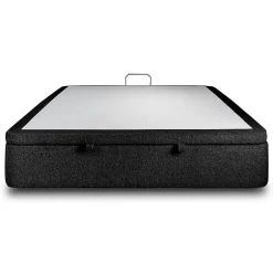 Sommeil De Plomb Sommier Coffre Bouclette Noir 140x200 H39cm