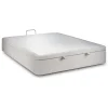 Sommeil De Plomb Sommier Coffre Velours Gris clair 180x200 H39cm