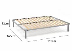 Talamo Italia Sommier de relaxation dmora 160x190 cm 2 hauteur 21 cm Clearance