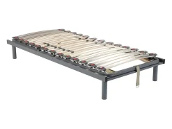 Vente-unique Sommier de relaxation lattes 3 plans de couchage - 80 x 200 cm - RUOTI de YSMÉE