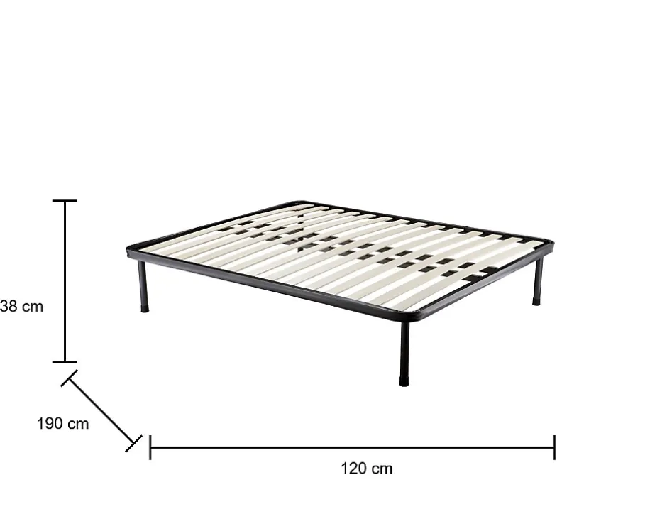 Talamo Italia Sommier de relaxation 120x190 cm 1 hauteur 38 cm Hot