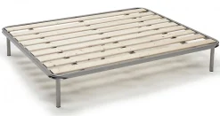 Talamo Italia Sommier double Adeena, Sommier orthopédique à lattes rabotées, 100% Made in Italy, 120x190h31 cm Clearance