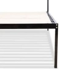 Olympe Literie Sommier en métal avec tête de lit Quiétude 140x190 cm Livré en kit Sale