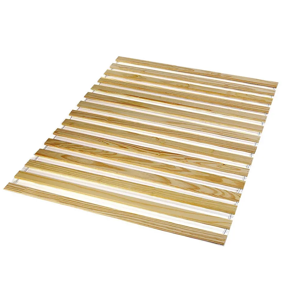 Idimex Sommier en pin massif, 15 lattes sans cadre, couchage 140 x 200 cm New