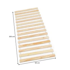 Idimex Sommier en pin massif, 15 lattes sans cadre, couchage 100 x 200 cm Discount