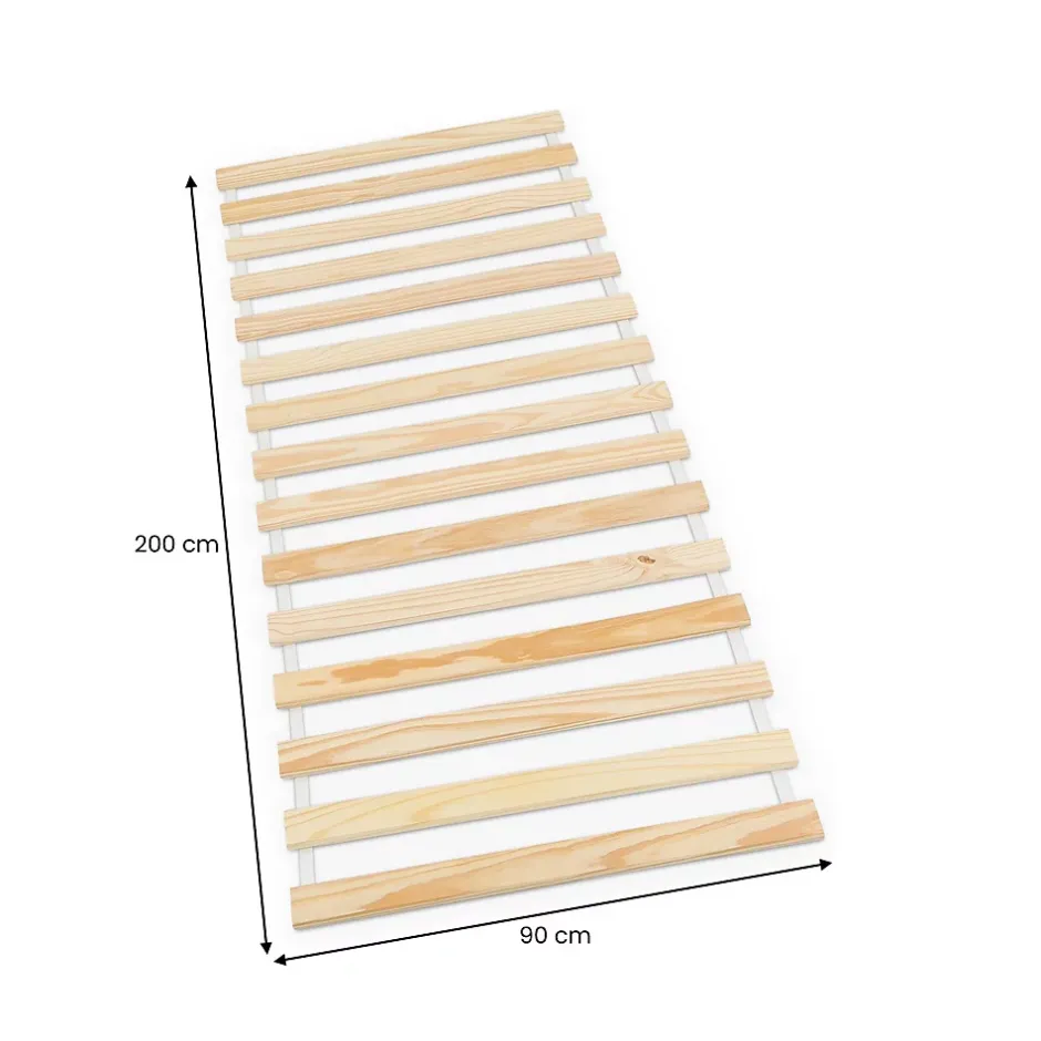 Idimex Sommier en pin massif, 15 lattes sans cadre, couchage 100 x 200 cm Discount