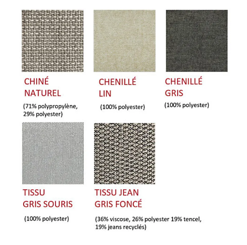Epeda Sommier CONFORT MEDIUM DECO NATURE 90x200 Tissu gris foncé Lattes Discount