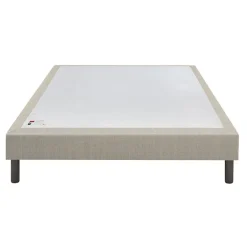 Epeda Sommier CONFORT MEDIUM DECO NATURE 140x190 Chiné Naturel Lattes Hot