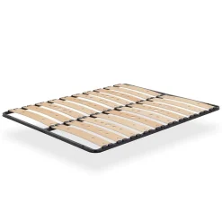 Monmobilierdesign Sommier Ergonomique à Lattes Larges Et Flexibles En Bois De Bouleau 180x200 Cm Sans Pieds