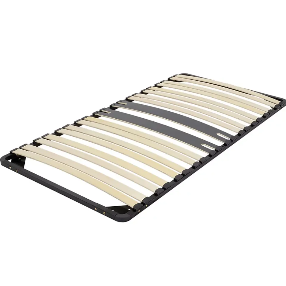 Monmobilierdesign Sommier Ergonomique à Lattes Avec Zone Lombaire Renforcée 80x200 Cm Sale