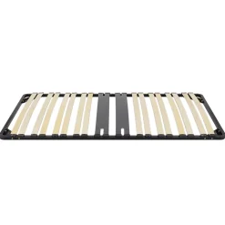 Monmobilierdesign Sommier Ergonomique à Lattes Avec Zone Lombaire Renforcée 80x200 Cm Sale