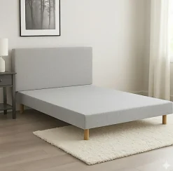 Essenzia Sommier TRADITION GRAPHIC 13cm Blanc 160x210 Lattes Clearance