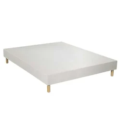 Essenzia Sommier TRADITION GRAPHIC 19cm Blanc 140x220 Lattes