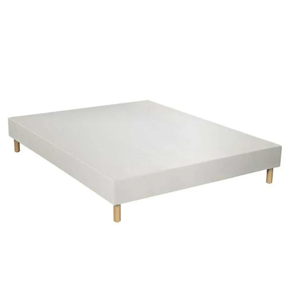 Essenzia Sommier TRADITION GRAPHIC 19cm Blanc 140x220 Lattes