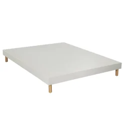 Essenzia Sommier TRADITION GRAPHIC 13cm Couleur 2x90x200 Beige Lattes Discount