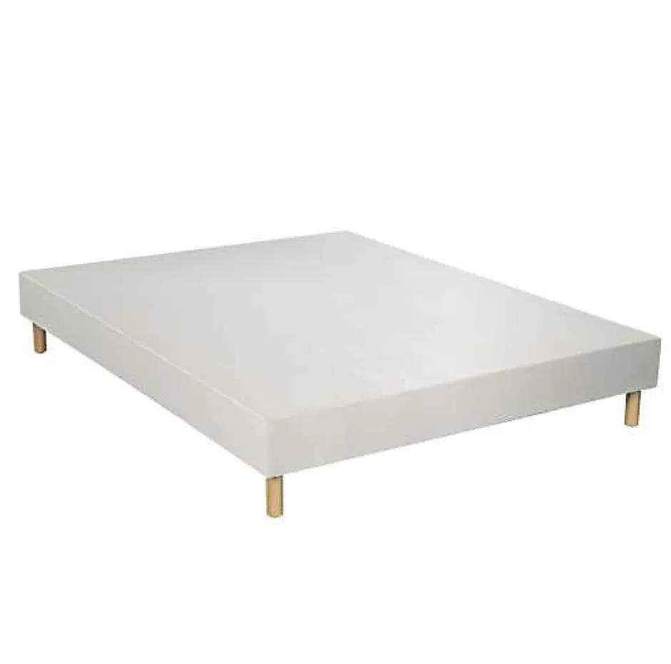 Essenzia Sommier TRADITION GRAPHIC 19cm Blanc 80x220 Lattes Hot