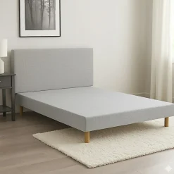 Essenzia Sommier TRADITION GRAPHIC 13cm Couleur 100x220 Gris clair Lattes