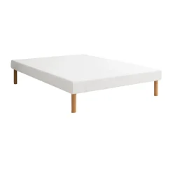 Essenzia Sommier TRADITION GRAPHIC 13cm Blanc 90x210 Lattes