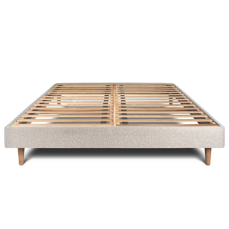 Sommeil De Plomb Sommier Kit Bouclette Beige 135x190 H29cm