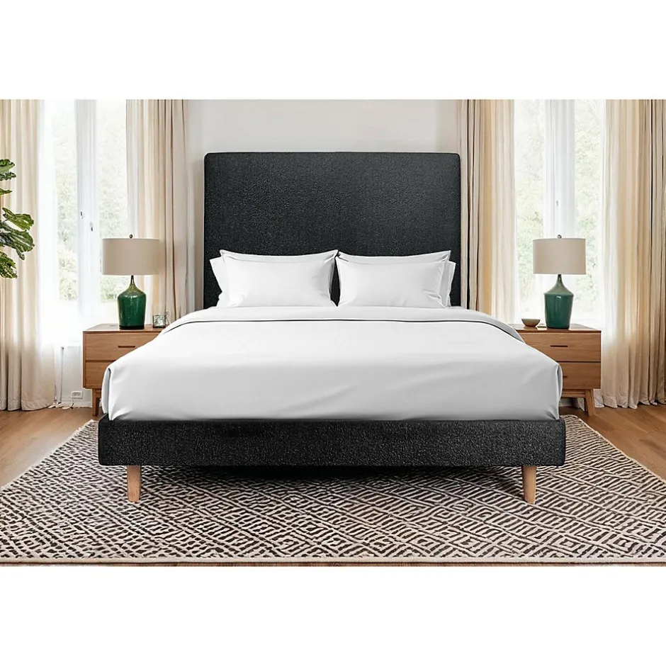 Sommeil De Plomb Sommier Kit Bouclette Noir 160x200 H29cm