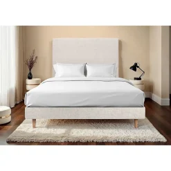 Sommeil De Plomb Sommier Kit Tissu Beige clair 140x190 H29cm