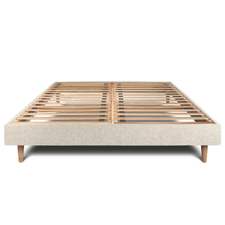 Sommeil De Plomb Sommier Kit Tissu Beige clair 140x190 H29cm